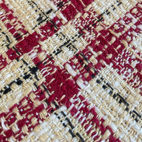 COACH Vintage Y2K Faylyn Tweed Plaid Shoulder Bag, Red Leather Trim, RARE!
SMALL - Picture 10 of 16